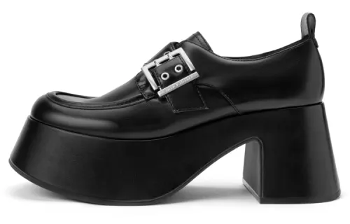 CHARLES&KEITH High Heels Women's Black/Light Pink/Light Gray
