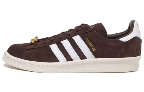 Adidas Originals x A BATHING APE Campus 80s Abrasion Resistant Low top Skateboard Shoes Women's Coffee