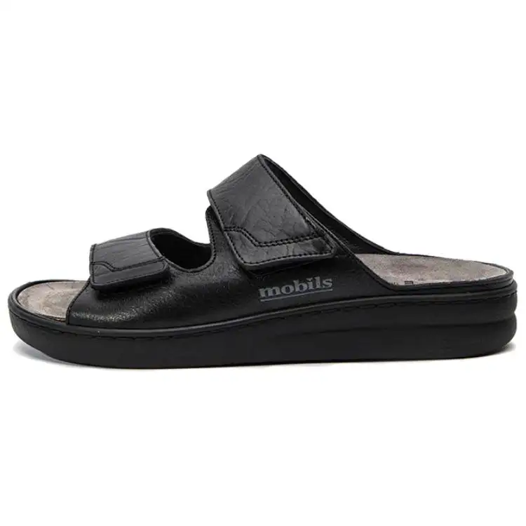 MEPHISTO Rubber Sole Slide Slippers 3.5cm Men's