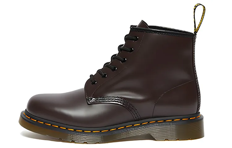 Dr. Martens Retro 6 Combat Boots Unisex Deep Red