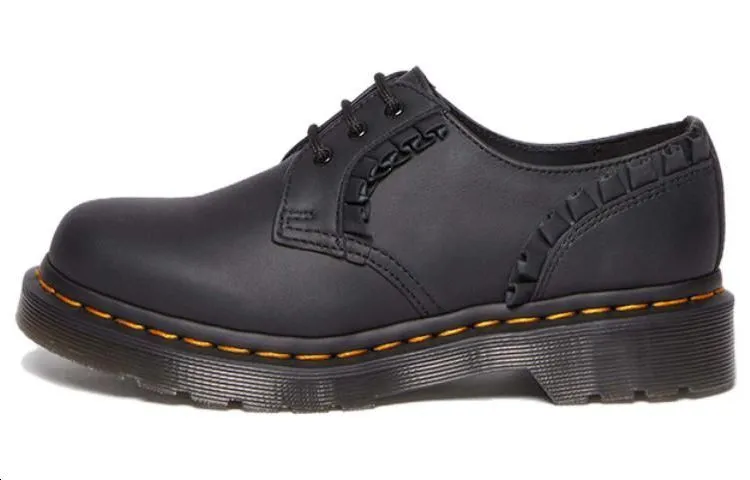 Dr. Martens 1461 Frill Nappa Leather Oxford Shoes 'Black' Women's