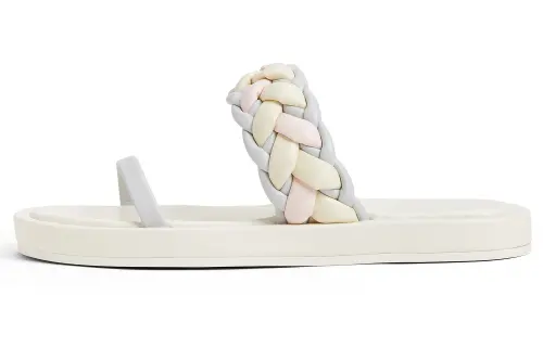 CHARLES&KEITH Composite Sole Slide Slippers 2cm Women's Multi Composite Color/Brown