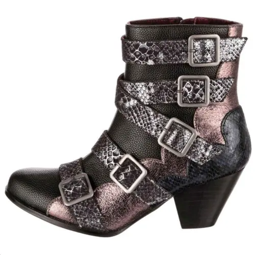 IRREGULAR CHOICE Pu Ankle Boots 6.2cm Women's Black