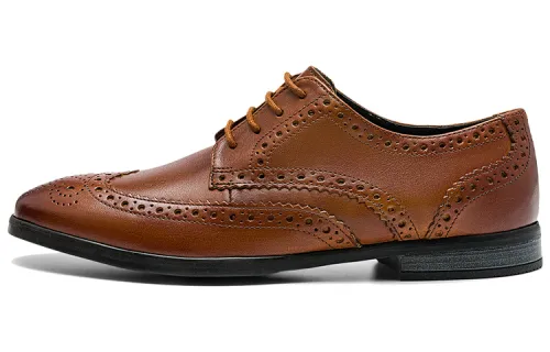 Clarks Joyful Music Dress Shoes Men's Tan