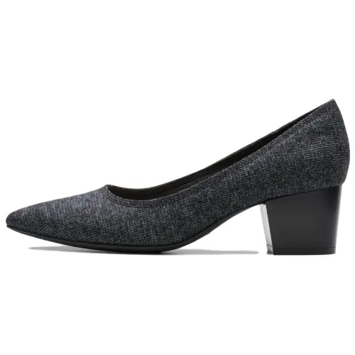 Clarks High Heels Women's Charcoal Gray