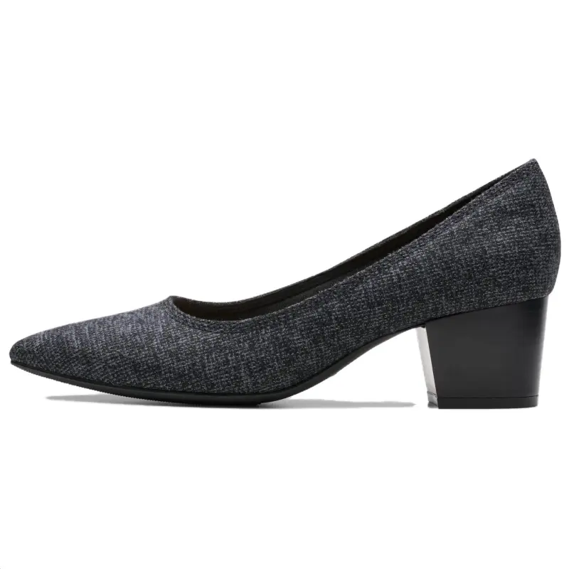 Clarks High Heels Women's Charcoal Gray