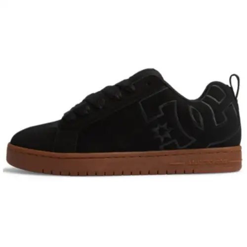 DC Shoes Wear resistant And Lightweight Low top Skateboard Shoes Men's Black