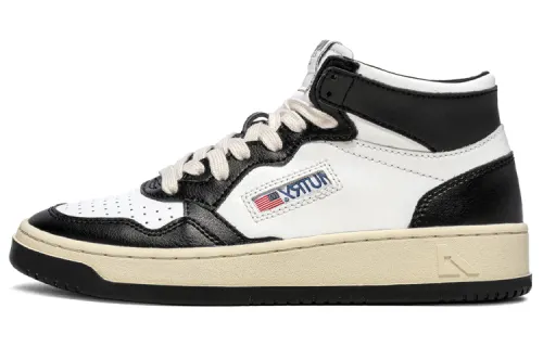 AUTRY Medalist Mid 'White Black'
