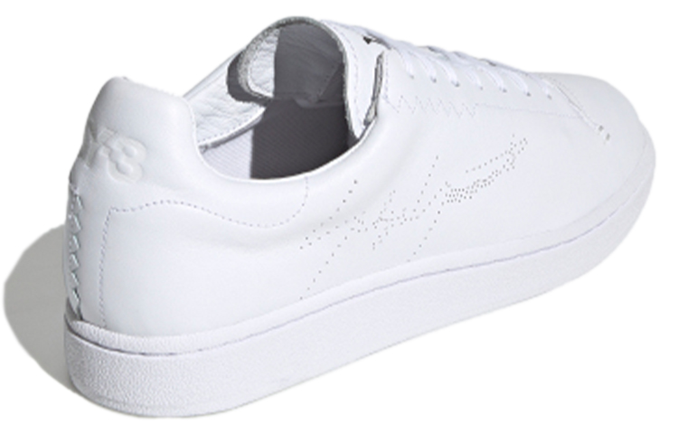 Кеды adidas Y-3 Yohji Court (белые) — фото 4