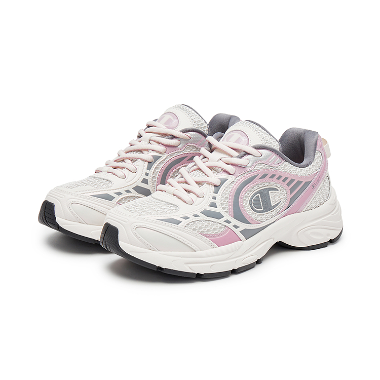Champion Low top Running Shoes Unisex Milk White/Rose Purple