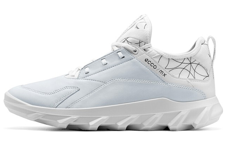 Ecco Driver Cow Leather Cushioning Slip Resistant Abrasion Resistant Coverage Low top Running Shoes Men's White