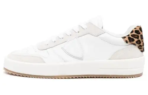 PHILIPPE MODEL Paris Nice Leopard-print Sneakers