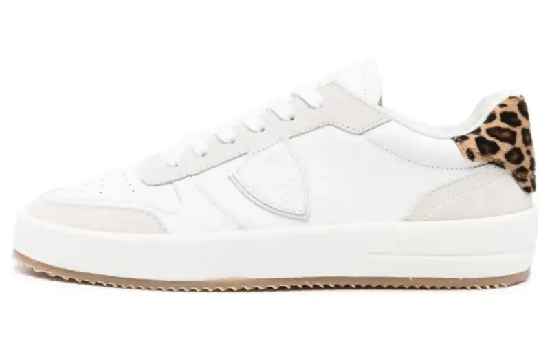 PHILIPPE MODEL Paris Nice Leopard-print Sneakers