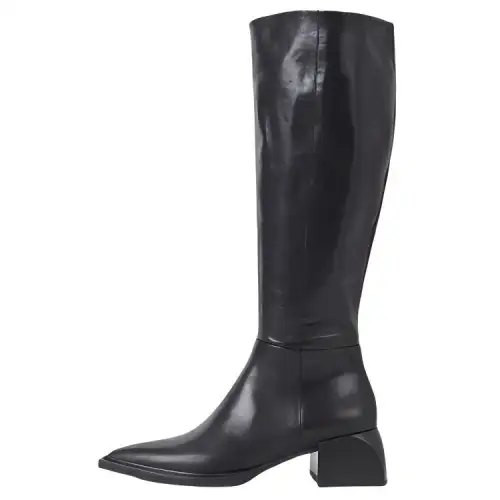 VAGABOND SHOEMAKERS Leather Fashion Trend Knee high Boots 5.5cm Women's Black