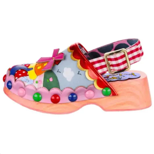 IRREGULAR CHOICE Closed Toe Slippers Women's Pink