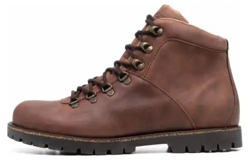 Birkenstock Ankle Length Combat Boots Men's Brown