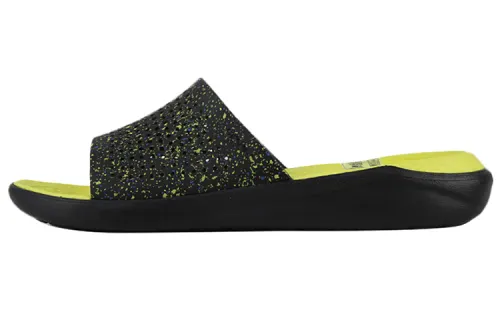 Crocs LiteRide Classic Sports Slippers Unisex Black Green