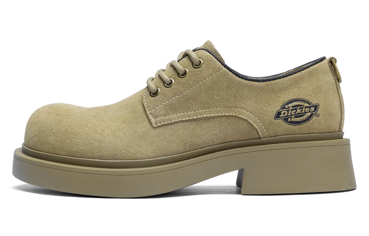 Dickies Cow Split Leather Work Boots Unisex Khaki