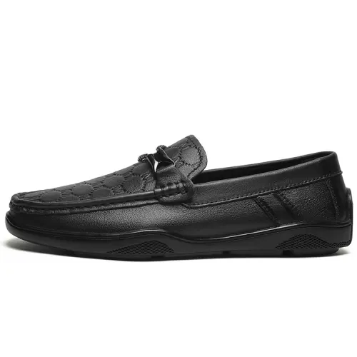 Mulinsen Men's Casual Shoes Men's Low Top Black/Brown