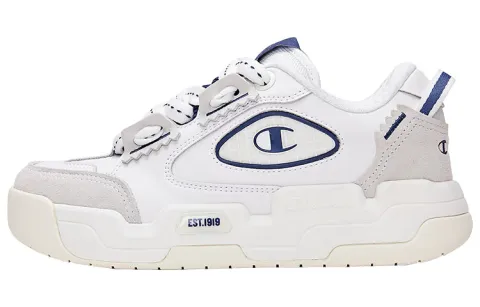 Champion Valve V2 Slip Resistant Cushioning Low top Skateboard Shoes Unisex White