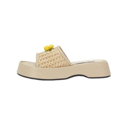Teenie Weenie Quiet Slip Resistant Slide Slippers Women's Khaki