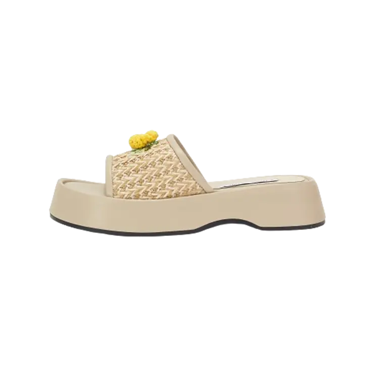 Teenie Weenie Quiet Slip Resistant Slide Slippers Women's Khaki