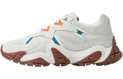 CAT Re-Powered Lunar Rover Vapor Blender Wear-Resistant Slip-Resistant Low-Top Chunky Sneakers Unisex New Moon White