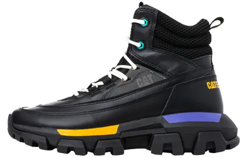CAT Re Powered Lunar Rover Chunky Sneakers Unisex High Top Black