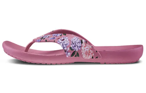 Crocs Kadee Printing Flip Flops Pink Women's