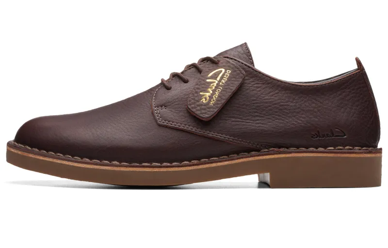Clarks Desert London 2 Cow Leather Casual Leather Shoes Men's Brown