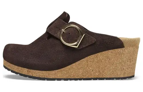 Birkenstock Soft And Comfortable Closed Toe Slippers Women's Brown Narrow