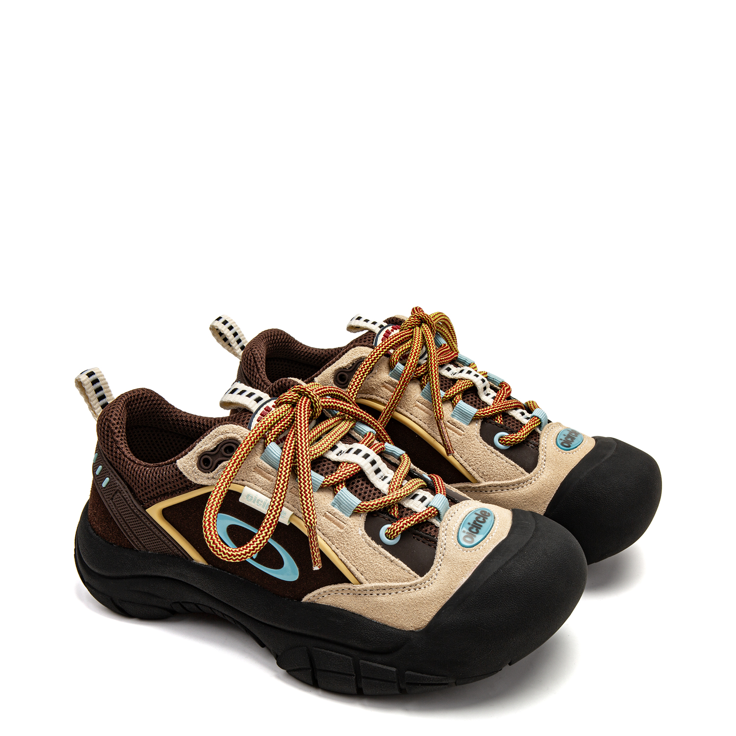 OICIRCLE Earthy Collection Cow Suede Low top Mountaineering & Hiking Shoes Women’s Maris Sal Milk Coffee