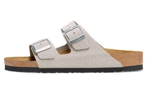 Stussy x Birkenstock Corduroy Slide Slippers Unisex White