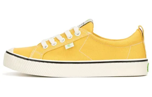 CARIUMA Skateboard Shoes Women's Low Top Yellow