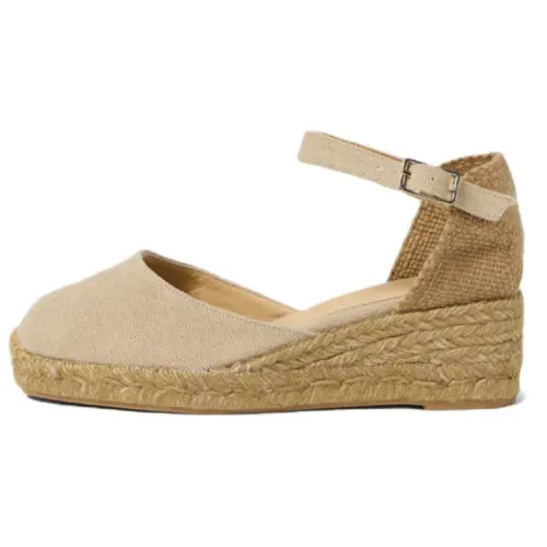 Castañer Wedge Heel High Heels Women's Beige