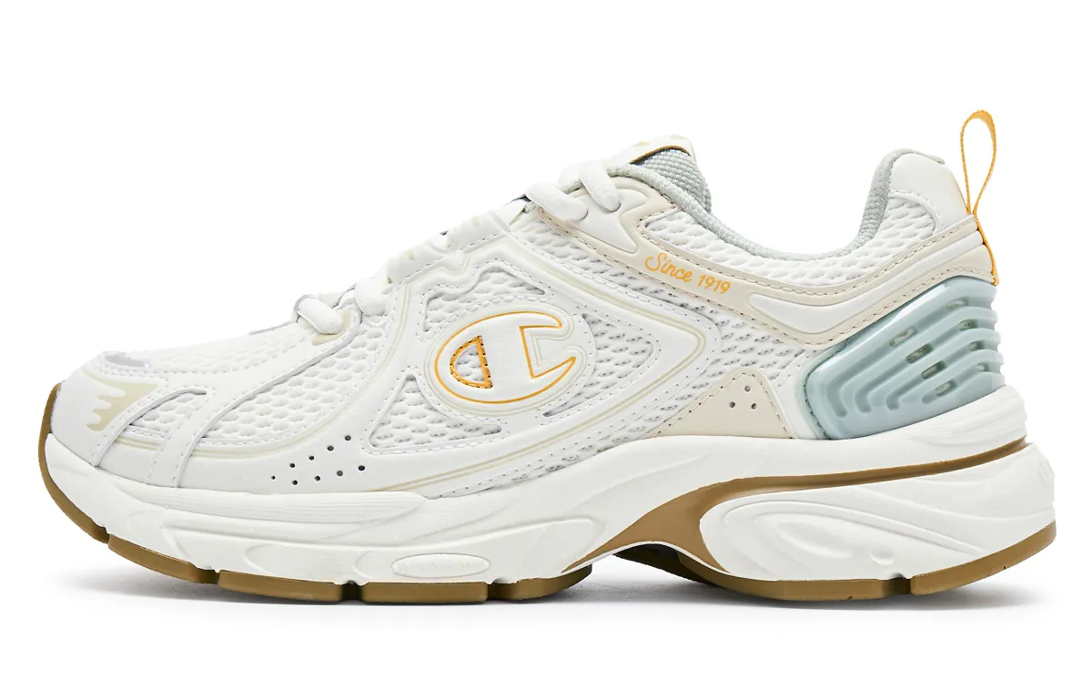 Champion Low top Running Shoes Women's Milk White/Frost Light Grass Green