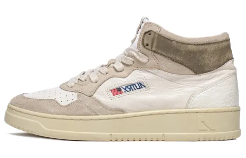 AUTRY Skateboard Shoes Women's Mid Top White/Brown