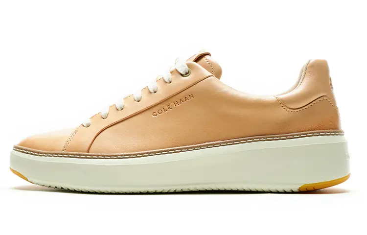 COLE HAAN Cow Leather Casual Shoes Men's Camel