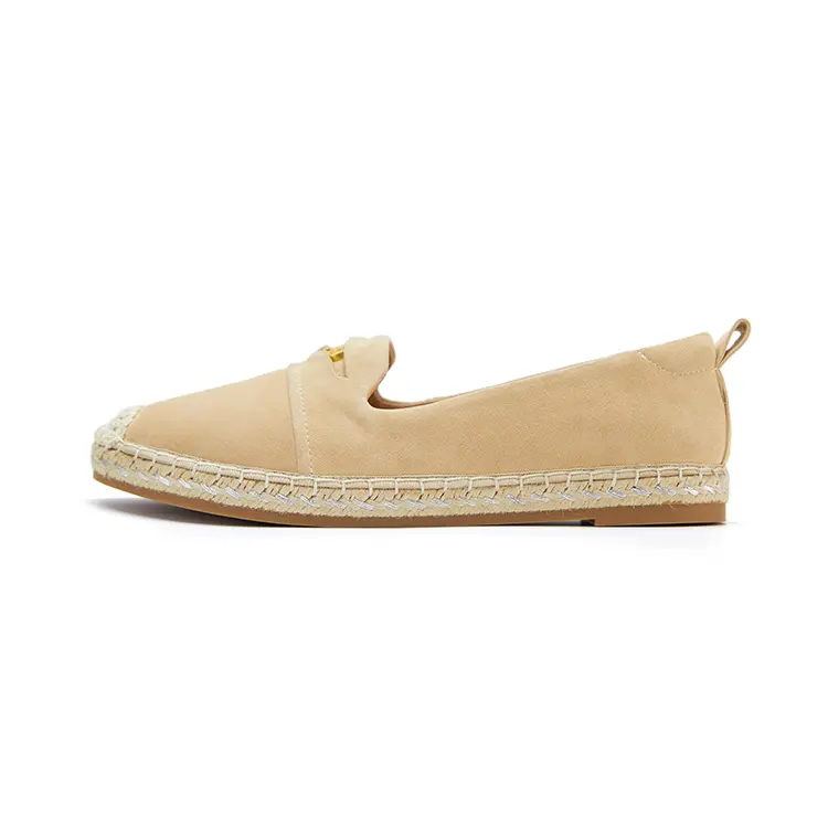 Marie Claire Sheepskin Casual Shoes 1.7CM Women's Warm Apricot