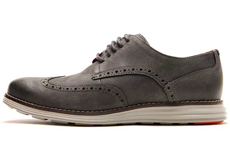 COLE HAAN Casual Leather Shoes Men's Dark Gray