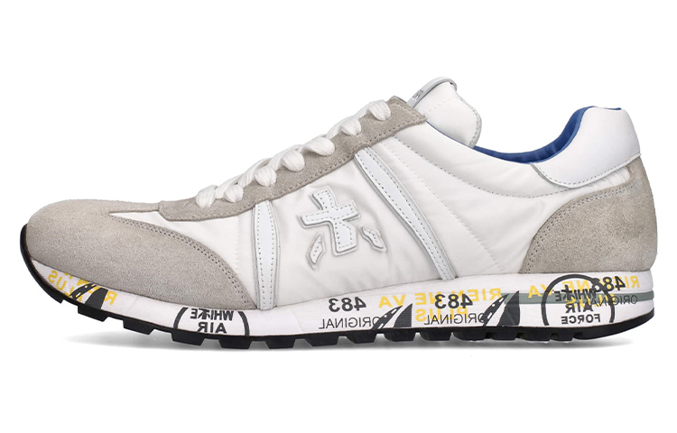 PREMIATA Cow Leather Low top Casual Shoes Unisex White