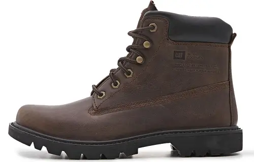 CAT Bruiser 2.0 Collection Abrasion Resistant Slip Resistant Crew Outdoor Boots Unisex Tan