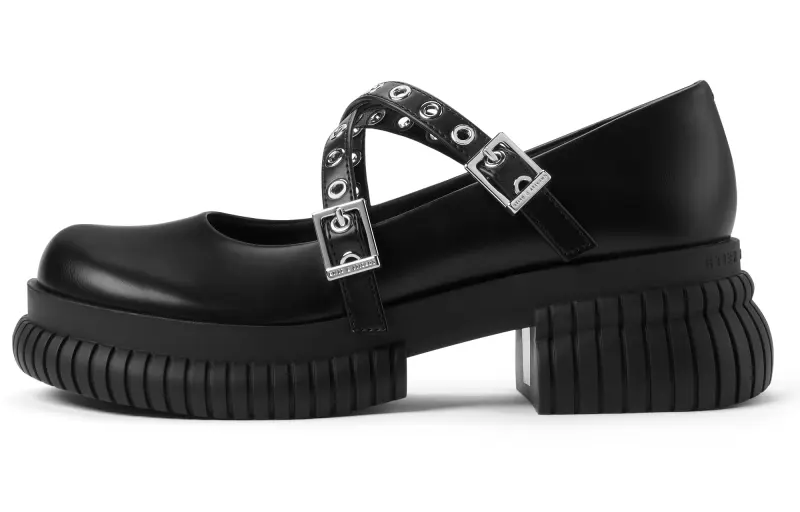 CHARLES&KEITH Pu Mary Jane Shoes Women's
