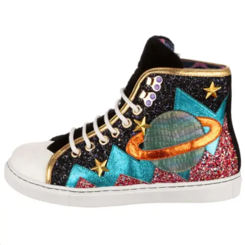 IRREGULAR CHOICE High top Skateboard Shoes Unisex Black