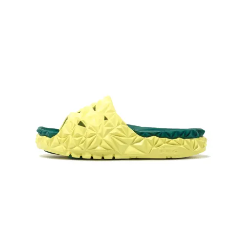 OETZI Slip Resistant Abrasion Resistant Slide Slippers Unisex Yellow