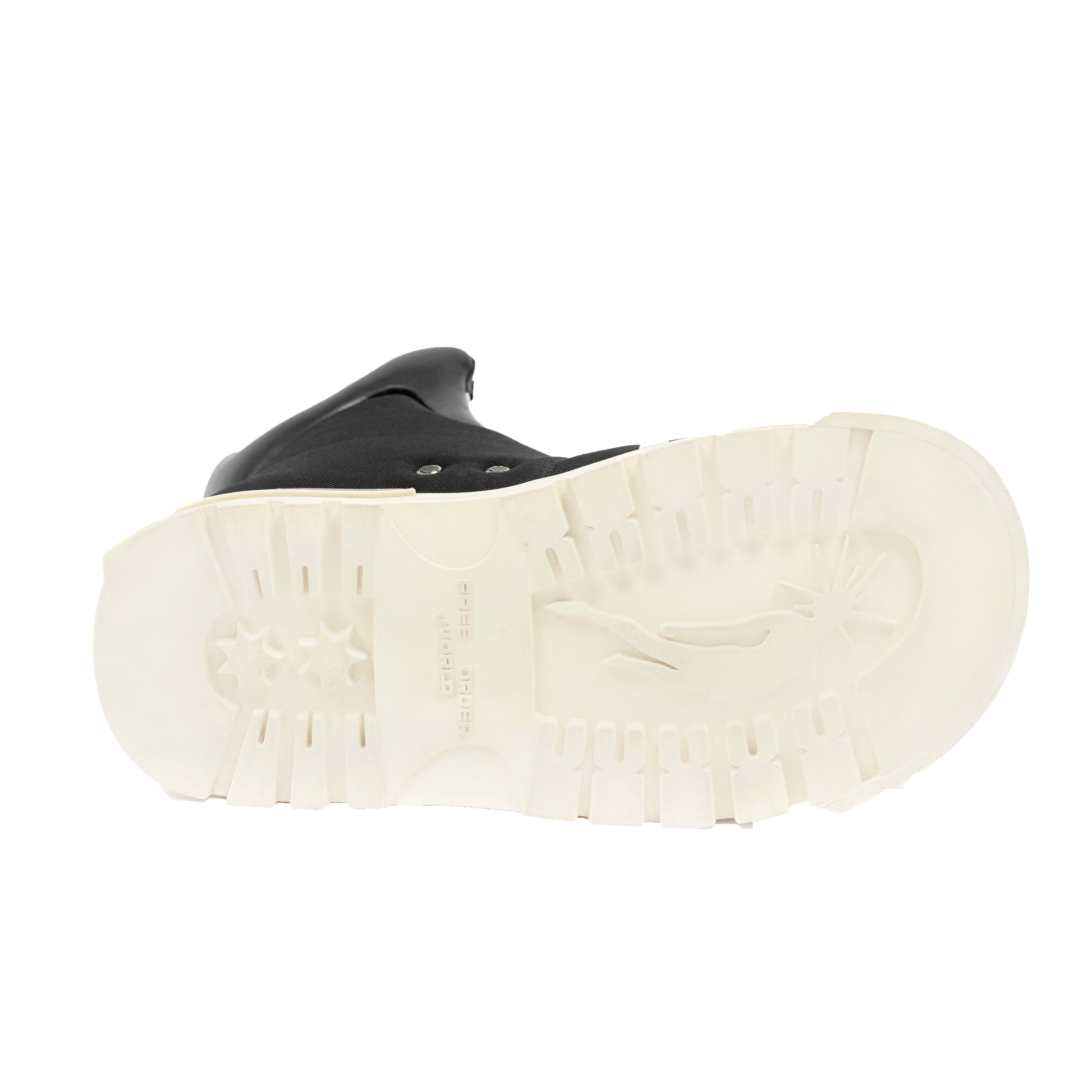 FVVO x ROCKSTA Ankle Boots Unisex Black White