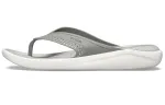 Crocs LiteRide Beach Gray Slippers
