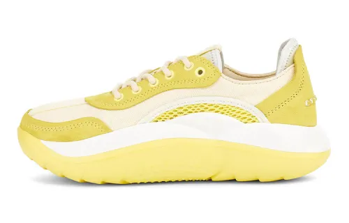 UGG LA Cloud Low Fabric Fashion Low top Casual Shoes Women's Yellow White
