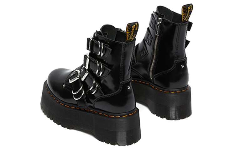 Dr. Martens Jadon Max Hdw 4 Strap Boot Black Women's