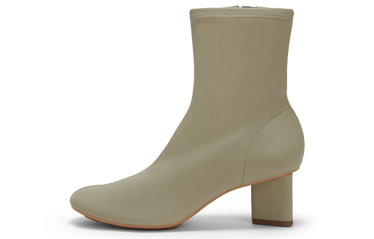 CHARLES&KEITH Ankle Boots Women's Gray Green
